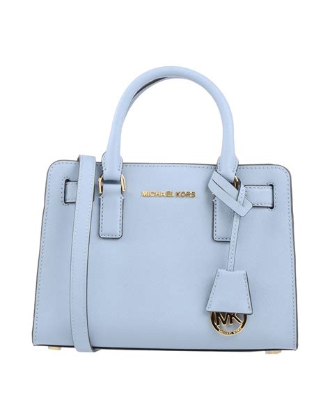 michael kors purse light blue